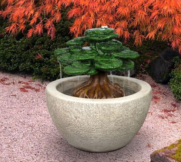 Bonsai Fountain by Henri Studio