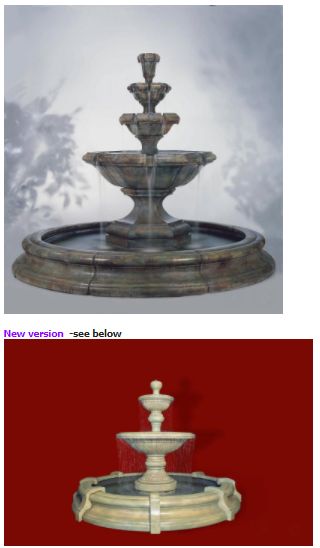 Venus With Dolphins Fountain With Spray Ring (New surrounds)