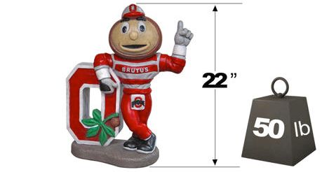 Ohio State "Brutus" College Mascot By Henri Studio HT