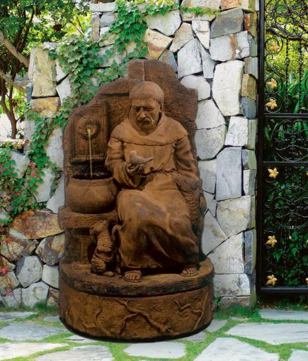 St. Francis at the Well Fountain by Henri Studio