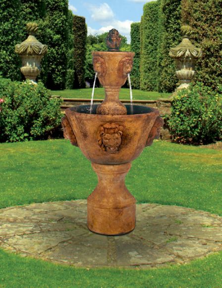 Medium Two-tier Leonesco Fountain by Henri Studio
